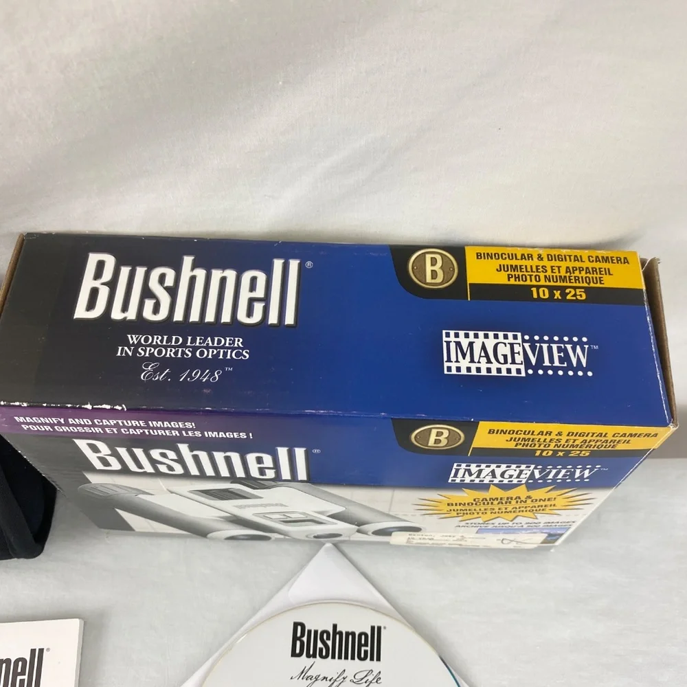 2006 Bushnell Imageview Binocular and Digital Camera #11-1026 + Accessories